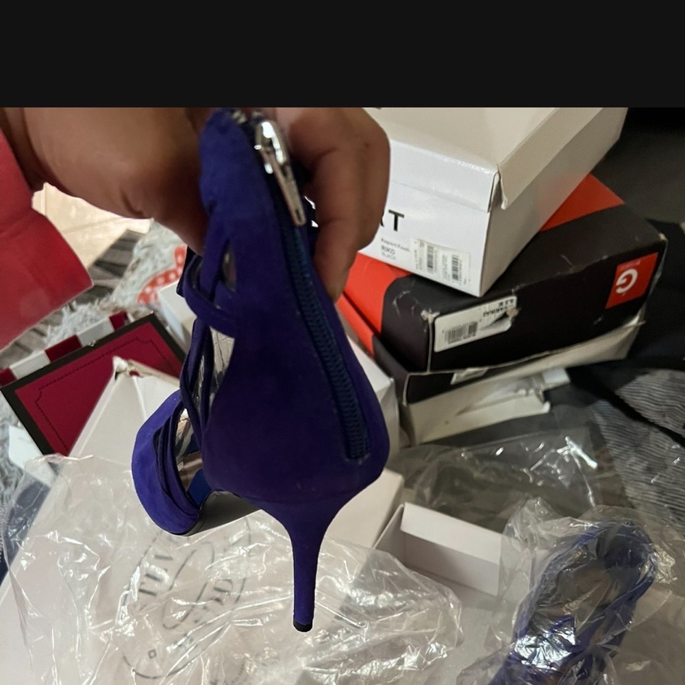 New Steve Madden blue heels